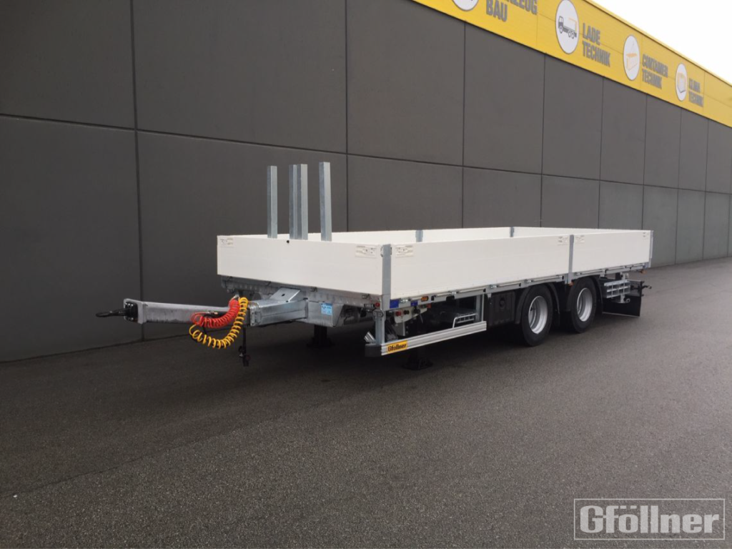 Tandem plateau trailer